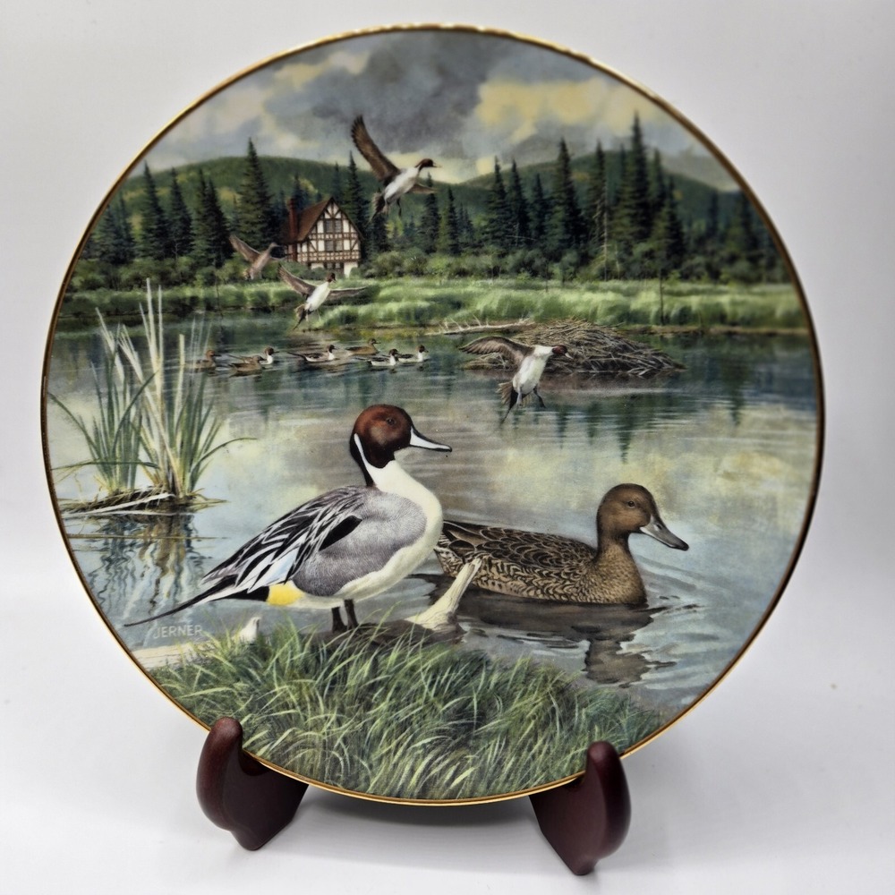 Vintage "The Pintail" Collectible Plate Signed by Artist & Numbered EUC